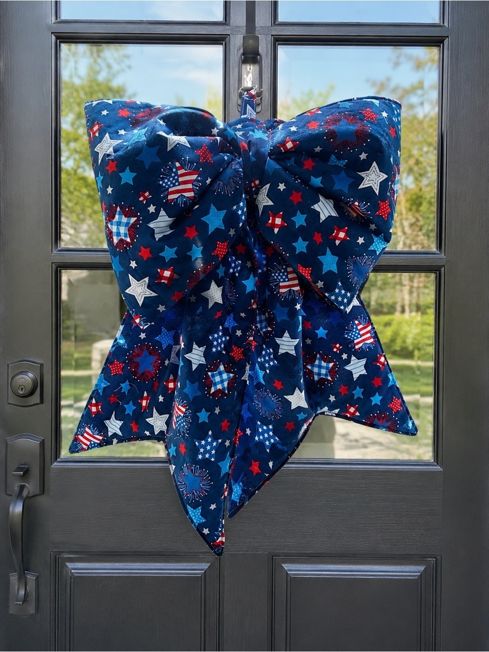 Patriotic Door Bow